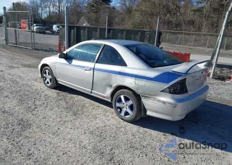 2004 Honda Civic Ex from USA, damaged, VIN 1HGEM22954L030490